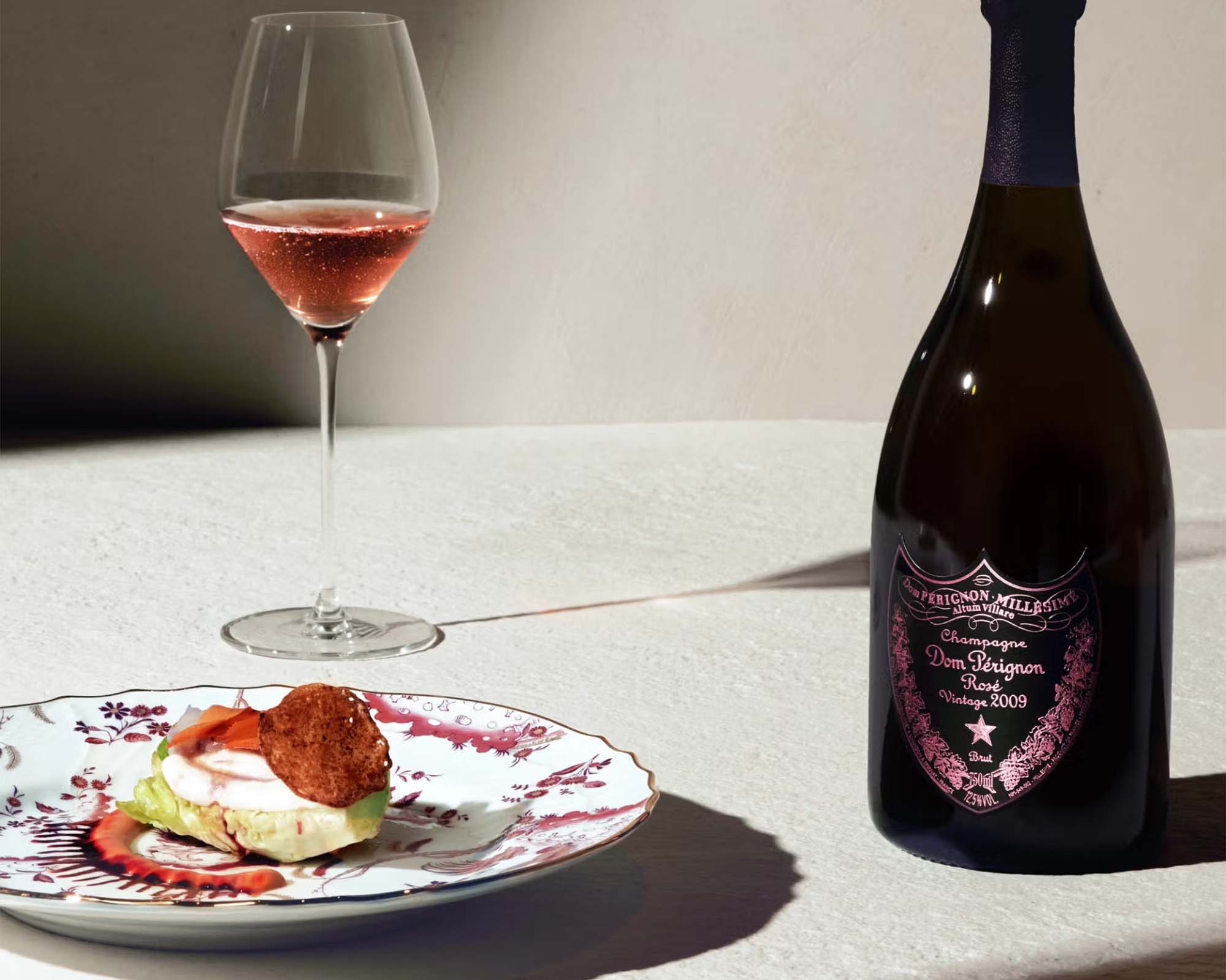 Roséchampagne til Valentinsdag