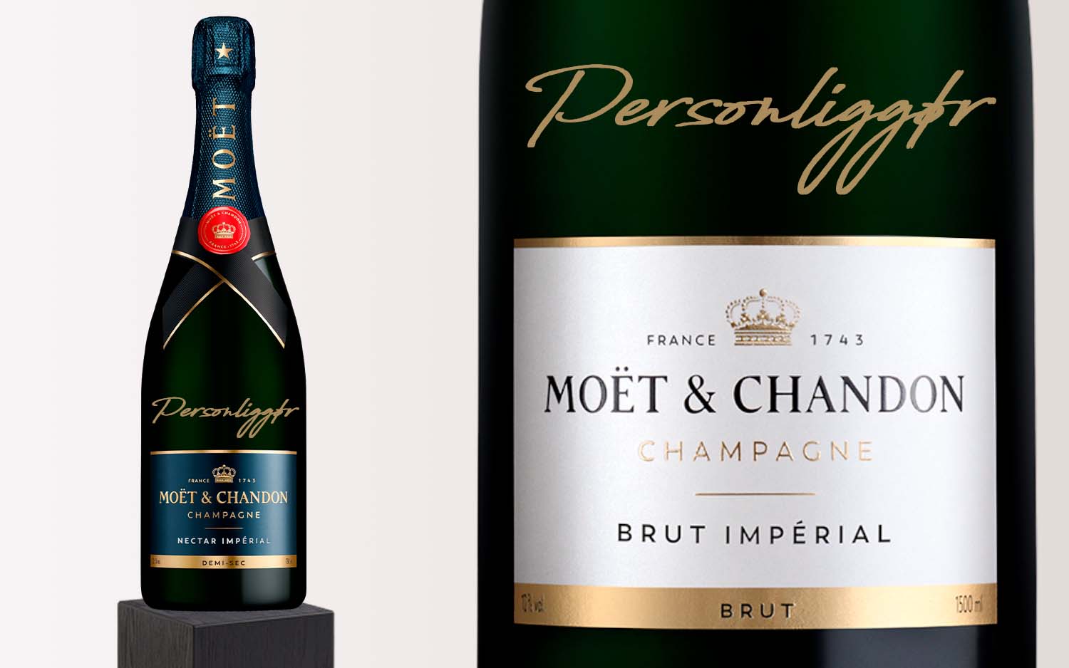 Moët & Chandon personliggør - PremiumBottles