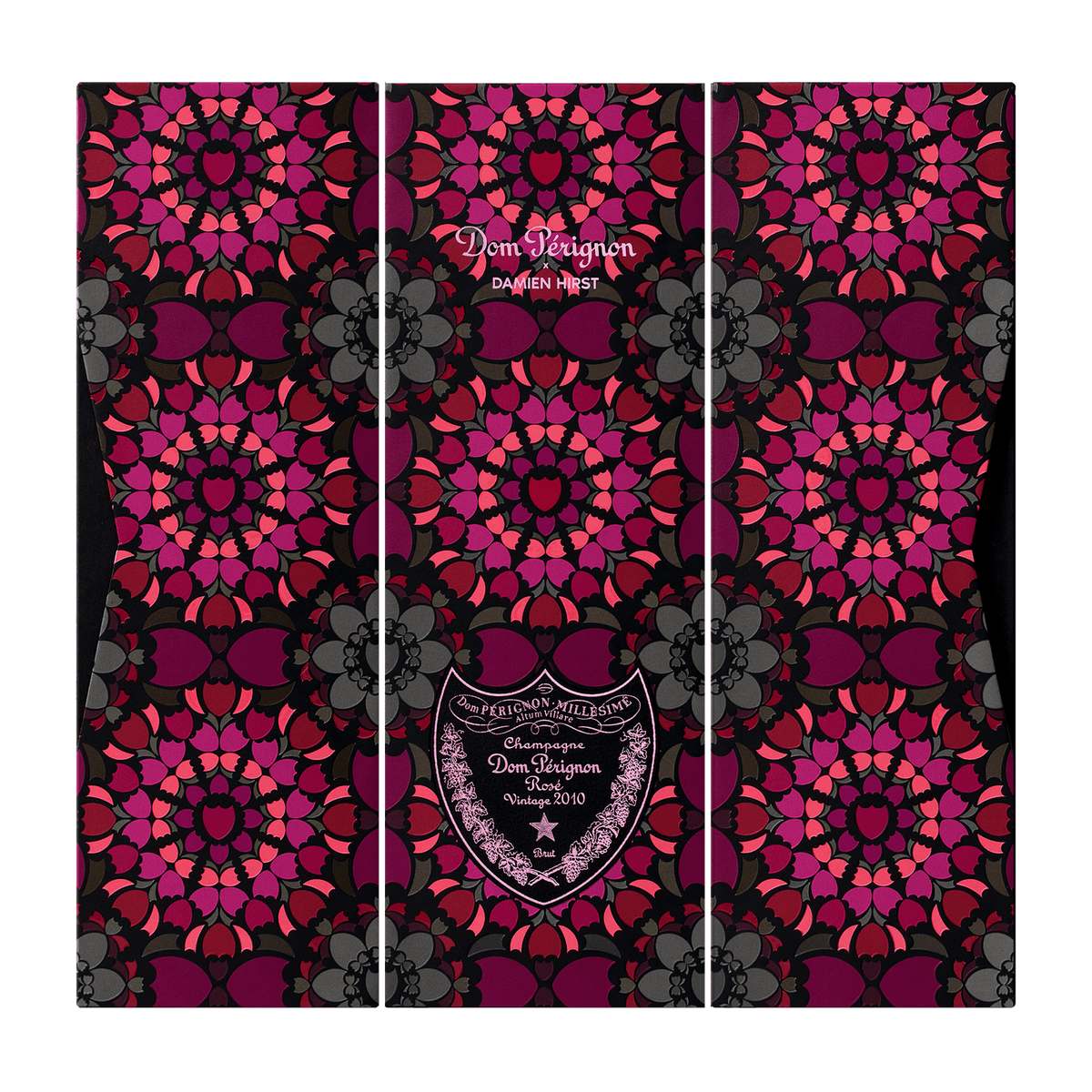 3 x Dom Pérignon x Damien Hirst Rosé Vintage 2010, 75 cl.