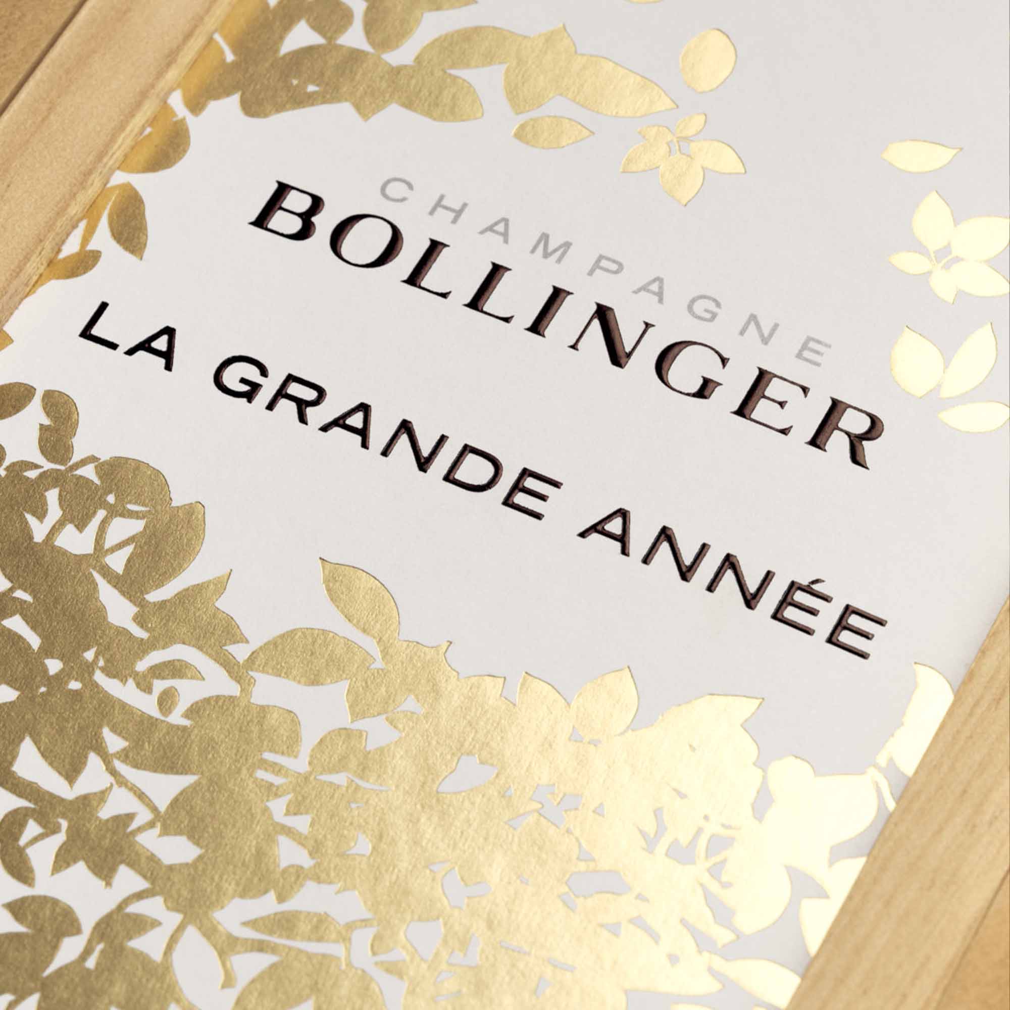 Bollinger La Grande Année 2015 i Original Wooden Case gaveæske 75 cl.