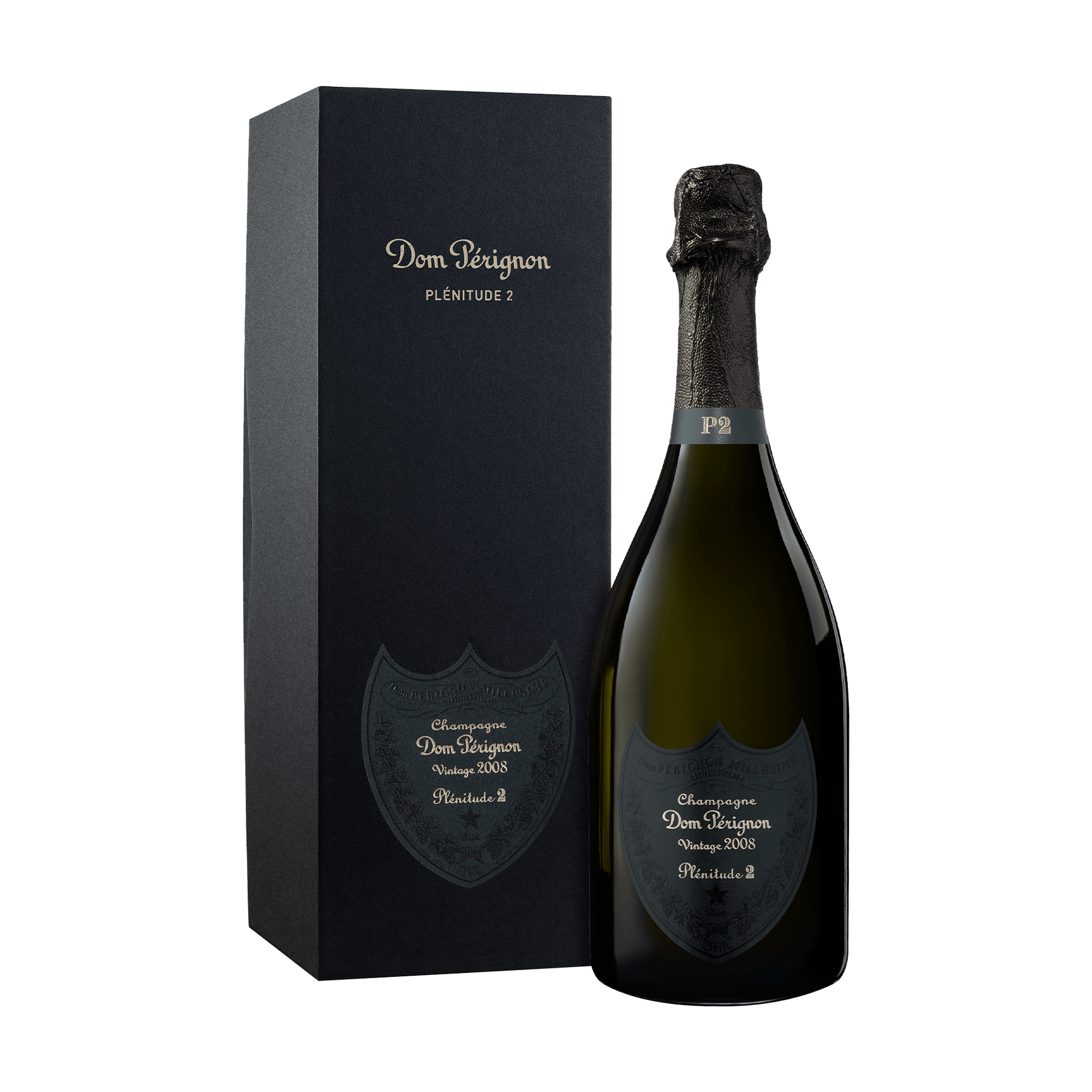 Dom Pérignon 2008年グラス2つセット Dom Pérignon Brut Vintage 2008 + Glasses | Kent Street Cellars