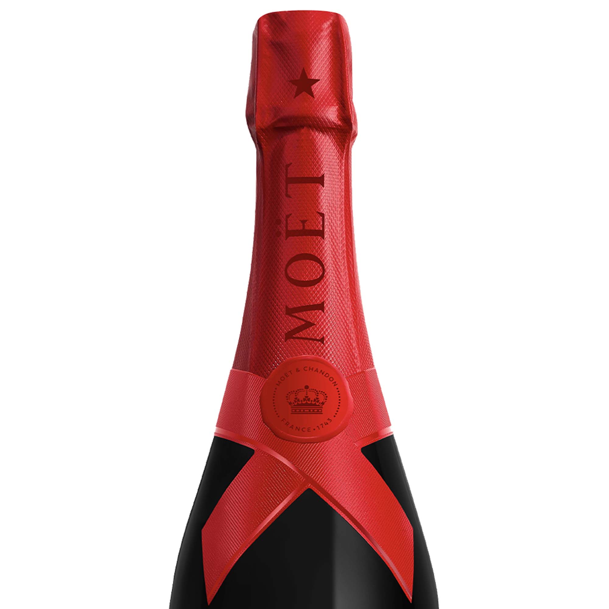 Limited Edition Moët Brut Imperial Red 75 cl. med gaveæske
