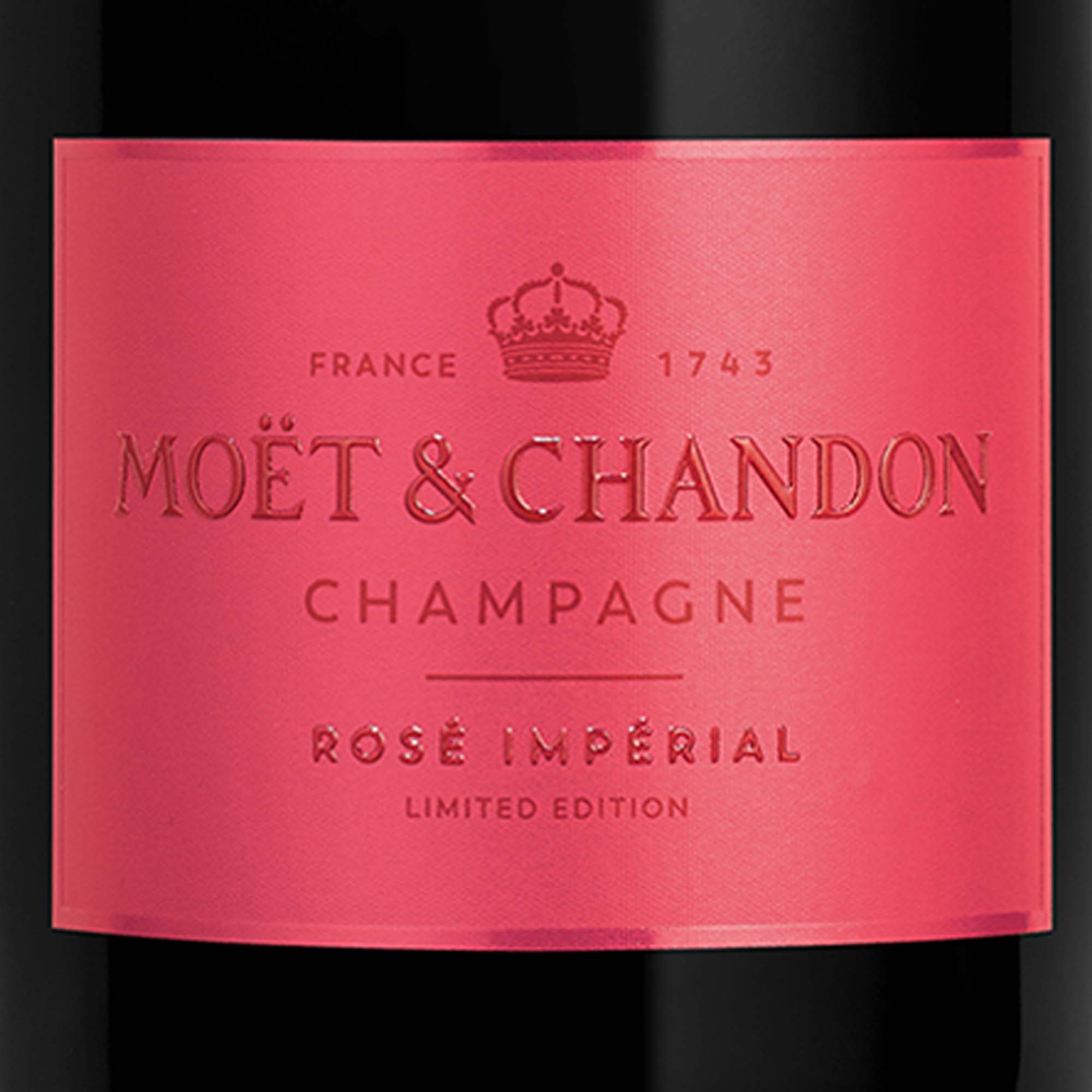 Limited Edition Moët Rosé Imperial Pink 75 cl. med gaveæske