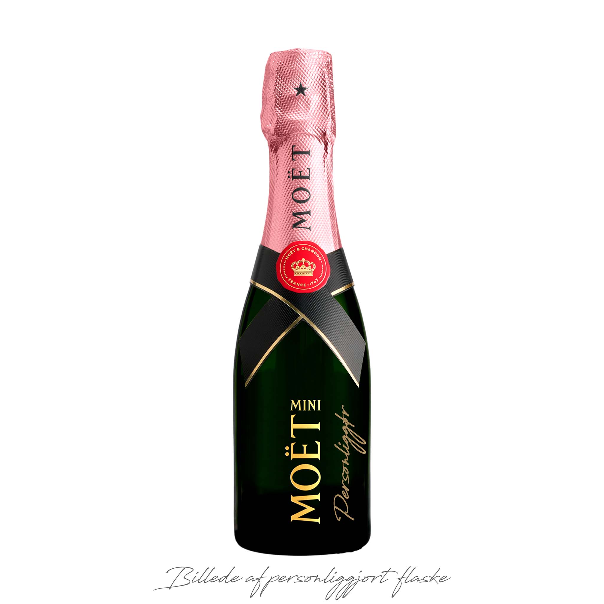 Personliggør Moët & Chandon Rosé MINI Brut NV 20 cl.