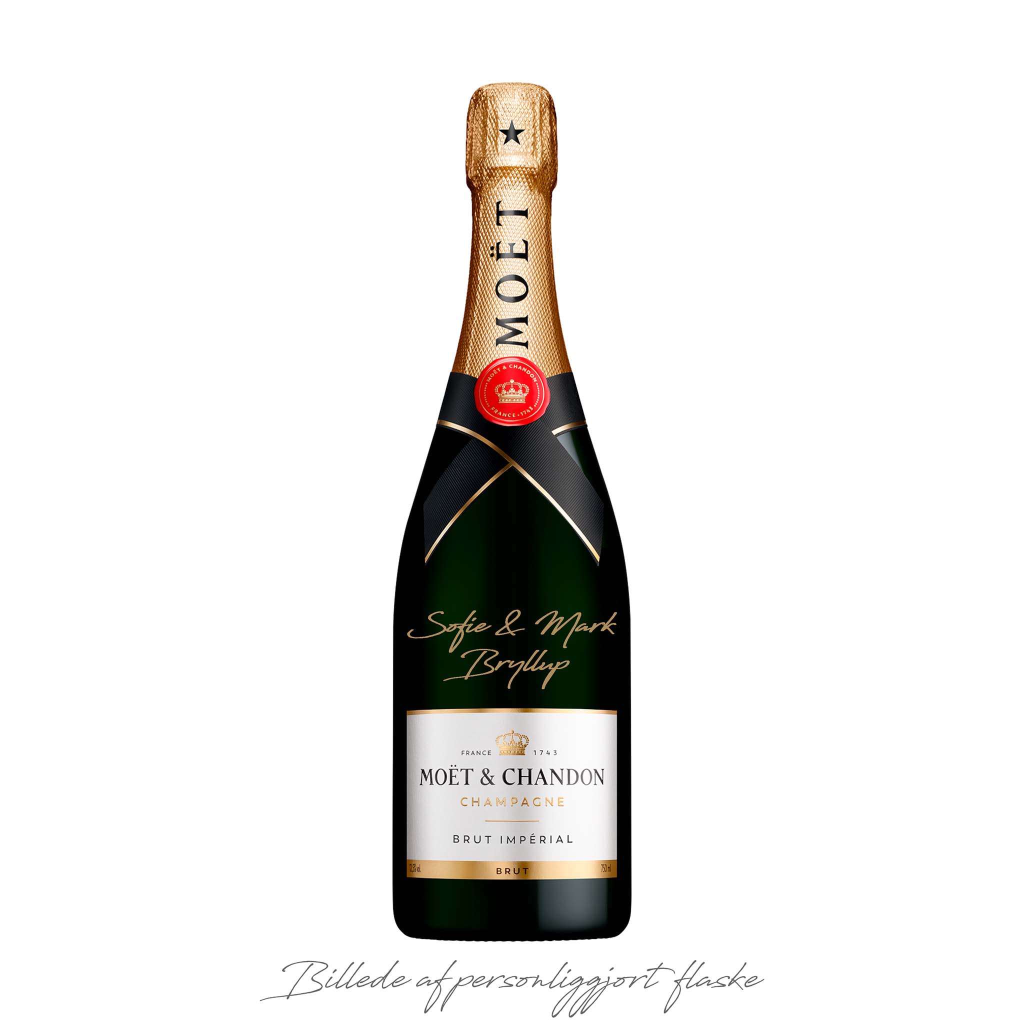 Personliggør Moët & Chandon Brut Impérial NV 75 cl.