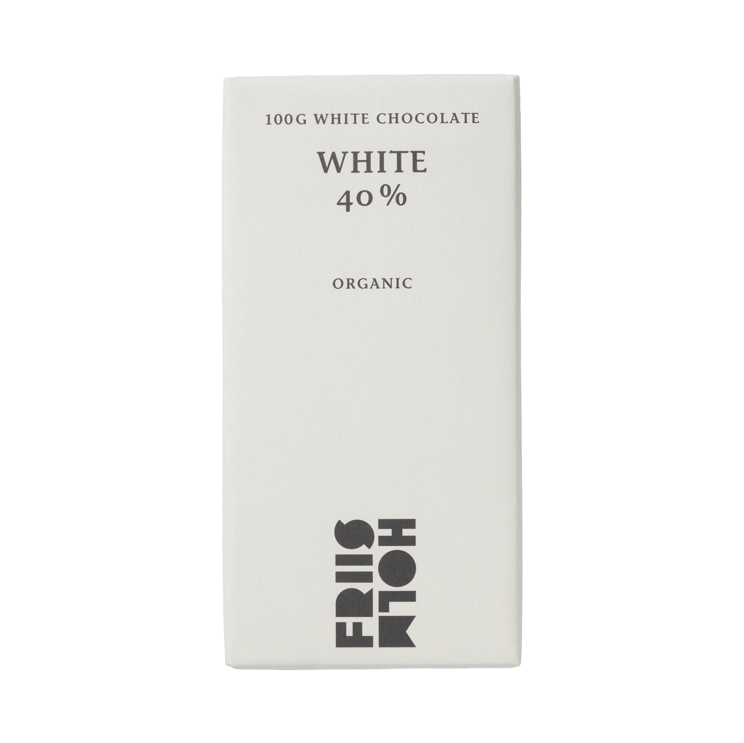 Friis-Holm White 40 %, 100 gram Økologisk.