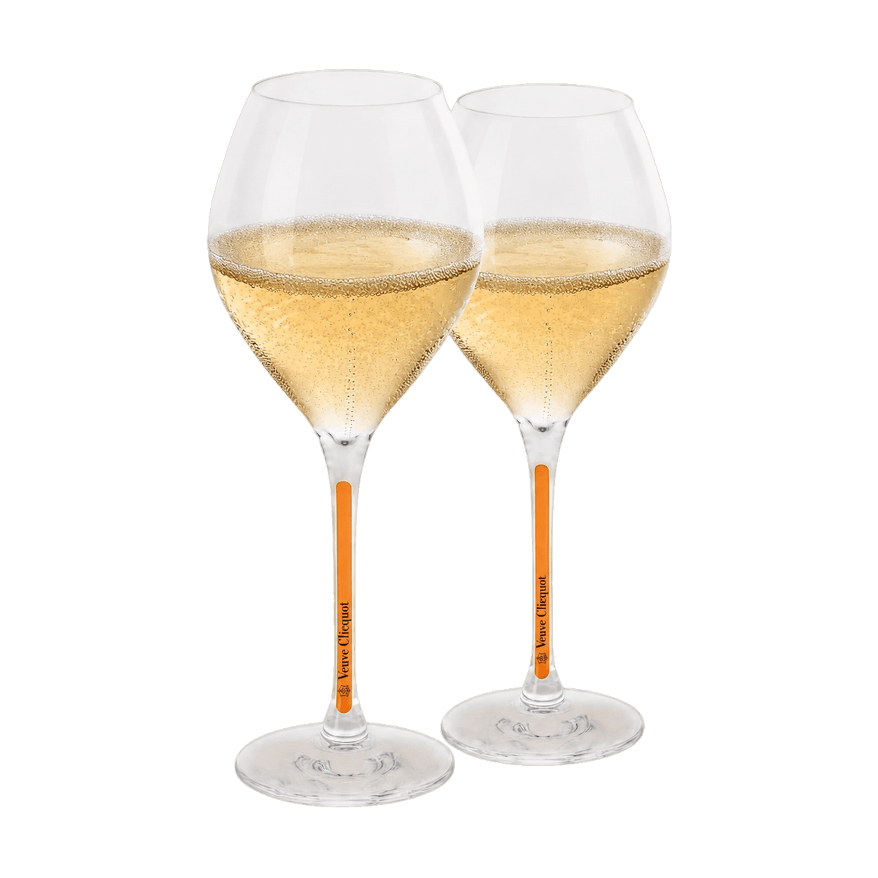 Champagne Veuve Clicquot Extra Brut Extra Old 5, 75 cl. (4 stk. + 2 Veuve Clicquot glas)