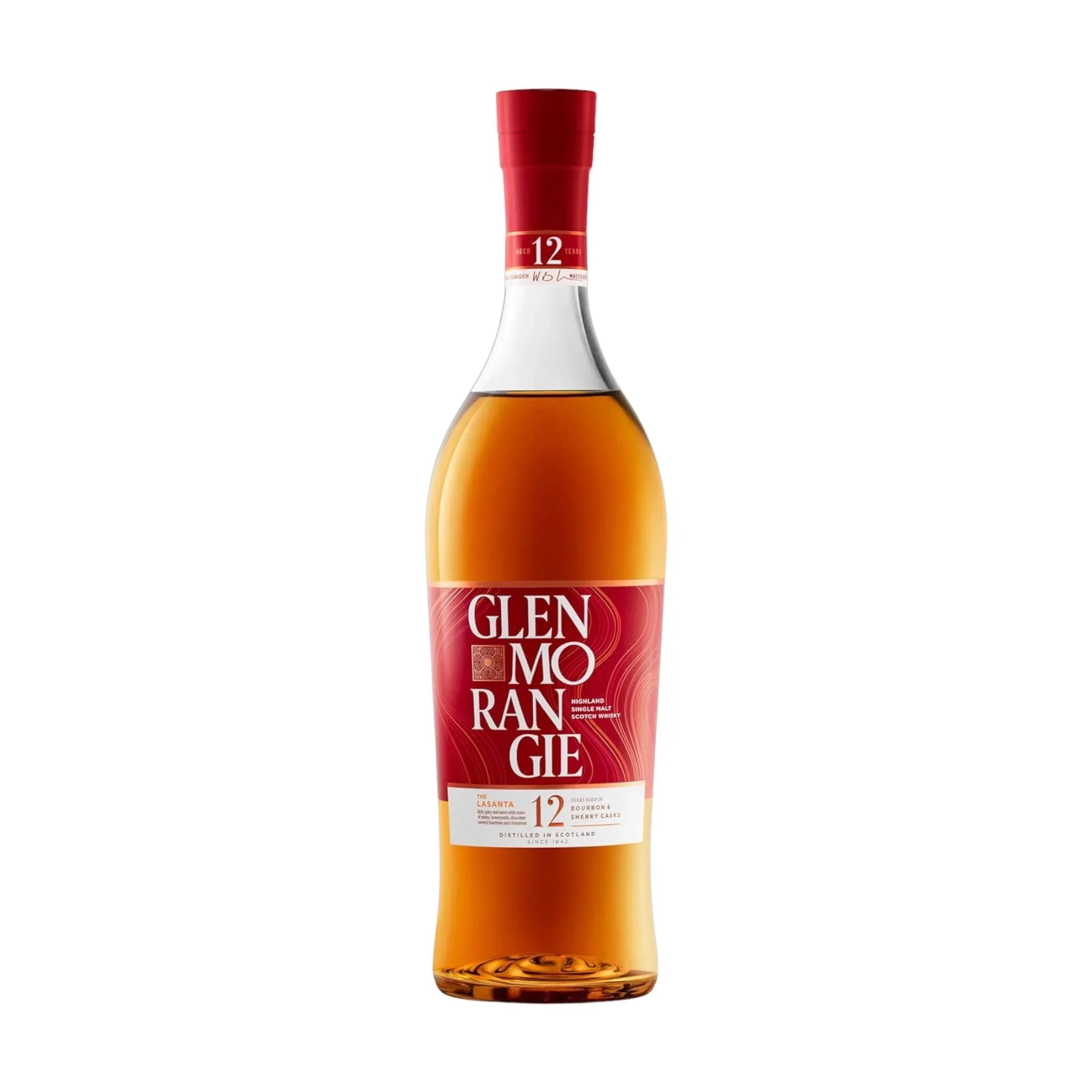 Glenmorangie Glenmorangie Lasanta Sherry cask 70 cl. 43% med gaveæske (inkl. to glas) - PremiumBottles