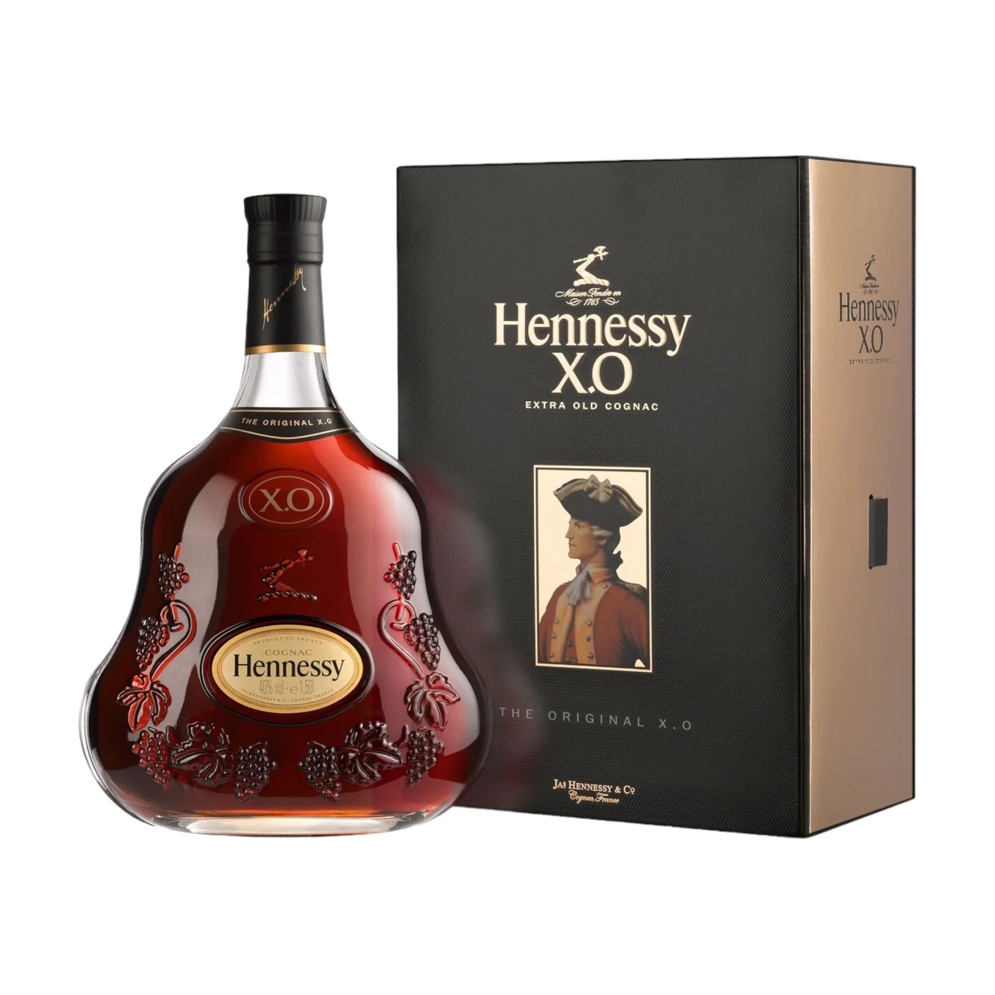 Hennessy Hennessy X.O Magnum 150 cl. med gaveæske - PremiumBottles