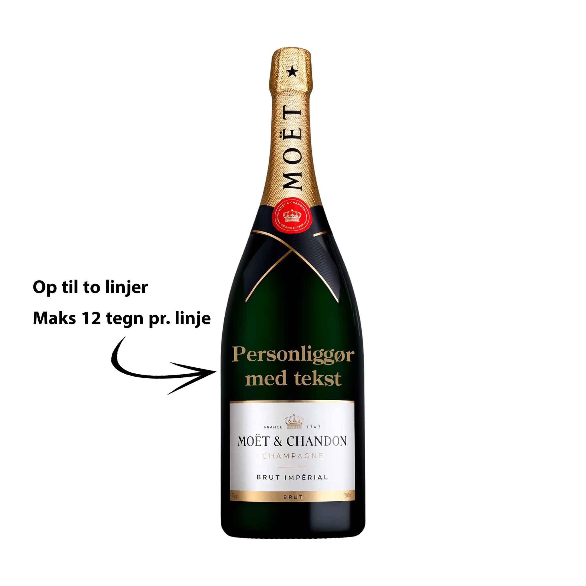 Moët & Chandon Personliggør Moët & Chandon Brut Impérial NV Magnum 150 cl. - PremiumBottles