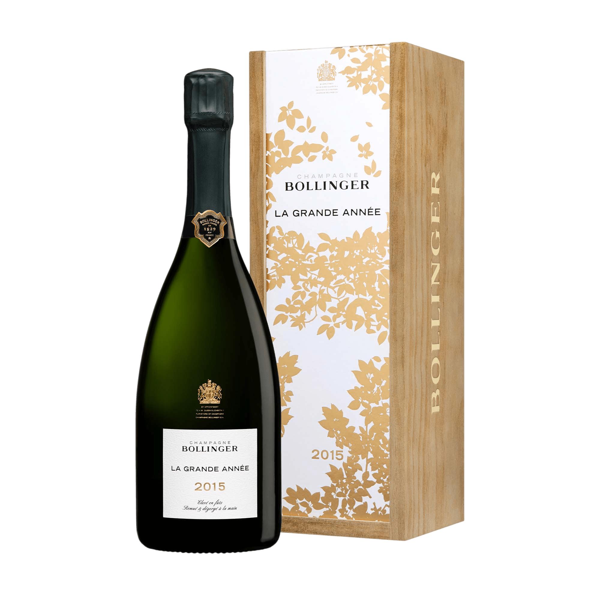 Bollinger Bollinger La Grande Année 2015 i Original Wooden Case gaveæske 75 cl. - PremiumBottles