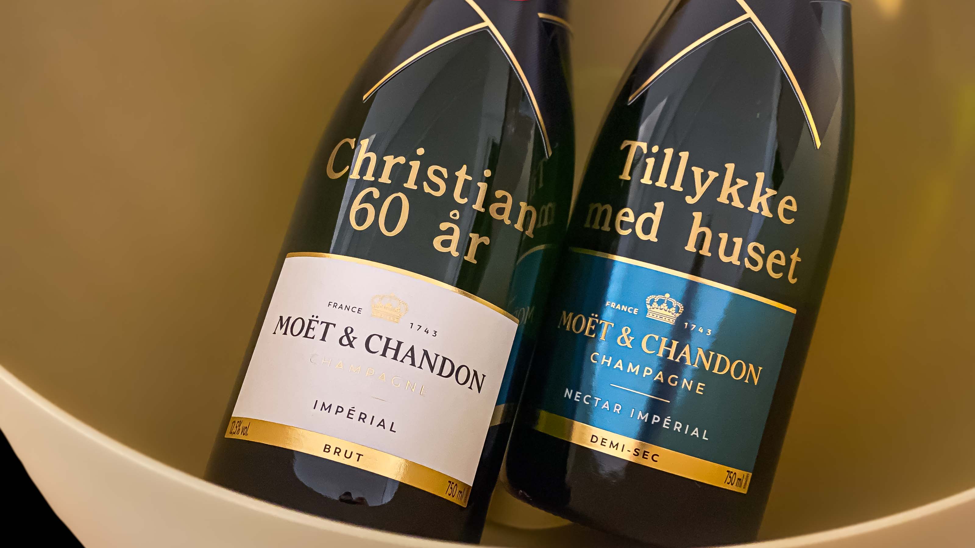 Personliggør Champagne