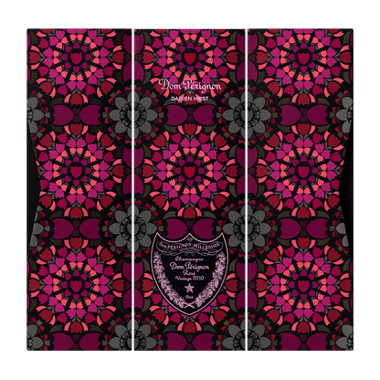 3 x Dom Pérignon x Damien Hirst Rosé Vintage 2010, 75 cl.
