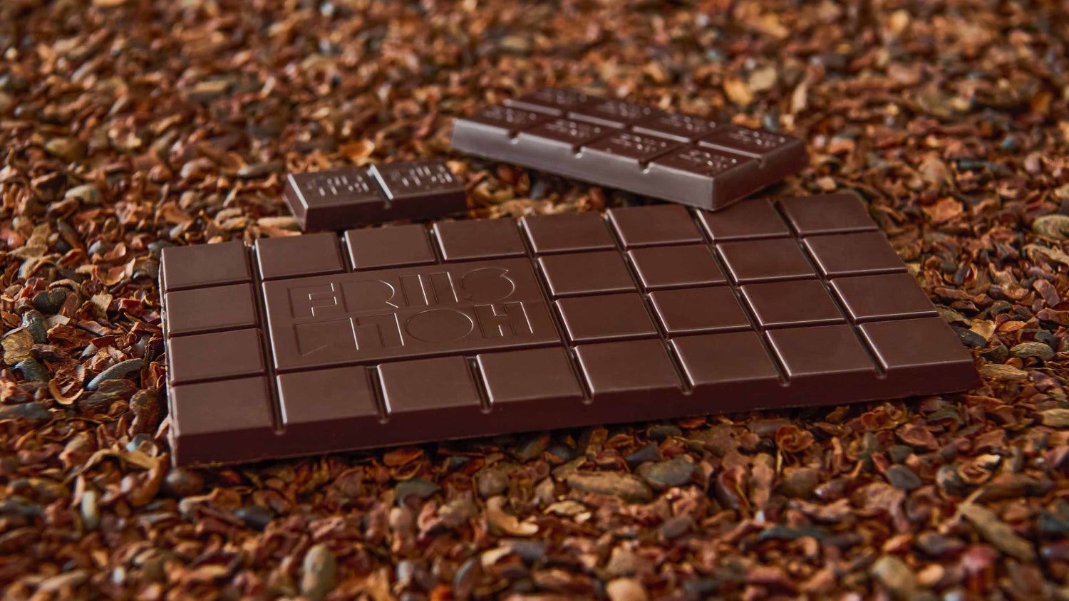 Friis-Holm chokoladebar på kakaobønner, The Lazy Cocoa Growers Blend 85%