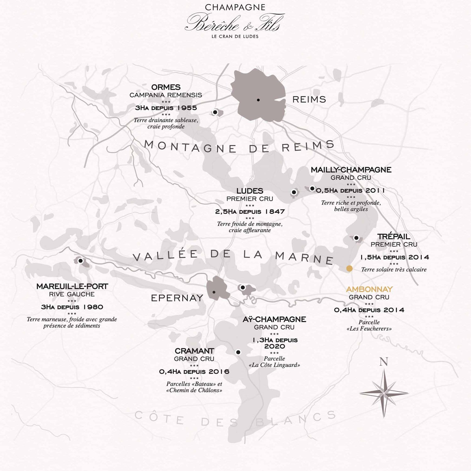 Bérêche et Fils Brut Réserve Vieilles Vignes 75 cl.