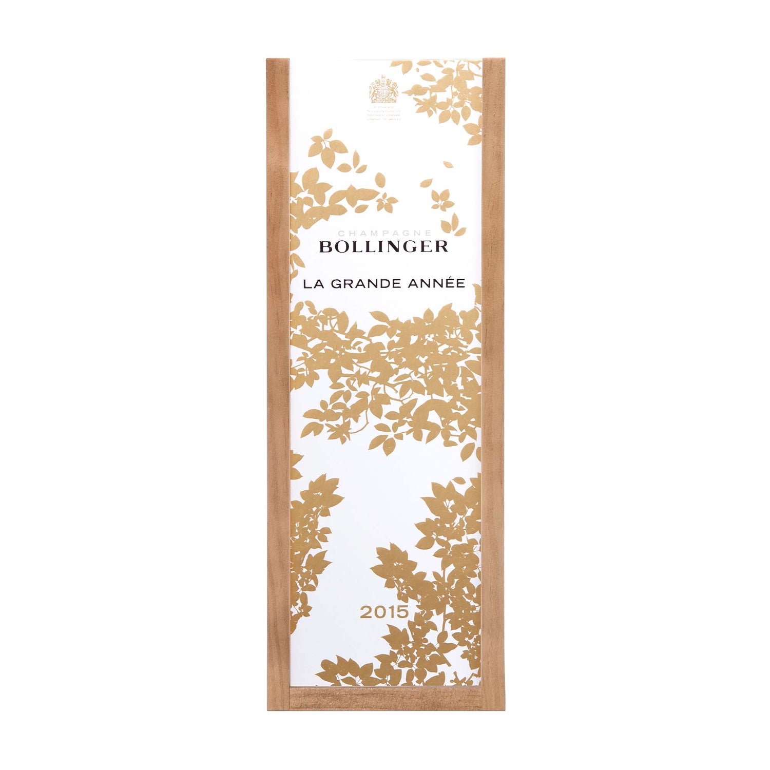 Bollinger La Grande Année 2015 i Original Wooden Case gaveæske 75 cl.