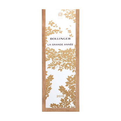 Bollinger La Grande Année 2015 i Original Wooden Case gaveæske 75 cl.