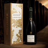 2 x Bollinger La Grande Année 2015 i Original Wooden Case gaveæske 75 cl.