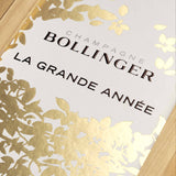 2 x Bollinger La Grande Année 2015 i Original Wooden Case gaveæske 75 cl.