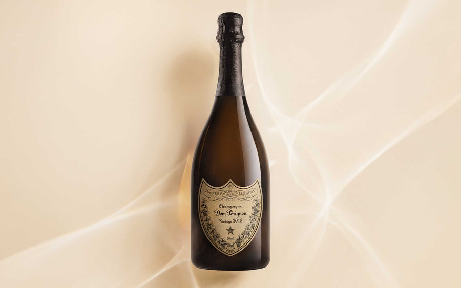 Dom Pérignon Vintage 2018 – autentisk kampagnebillede fra PremiumBottles