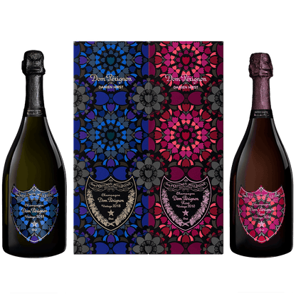 Duo Dom Pérignon x Damien Hirst Blanc 2018 &amp; Rosé 2010