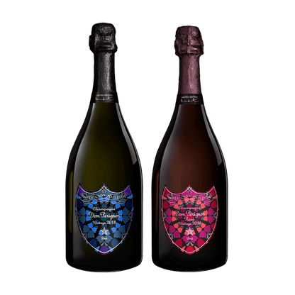 Duo Dom Pérignon x Damien Hirst Blanc 2018 &amp; Rosé 2010