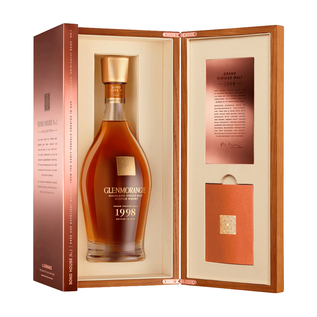 Glenmorangie Glenmorangie Grand Vintage 1998 70 cl. 43% med gaveæske - PremiumBottles