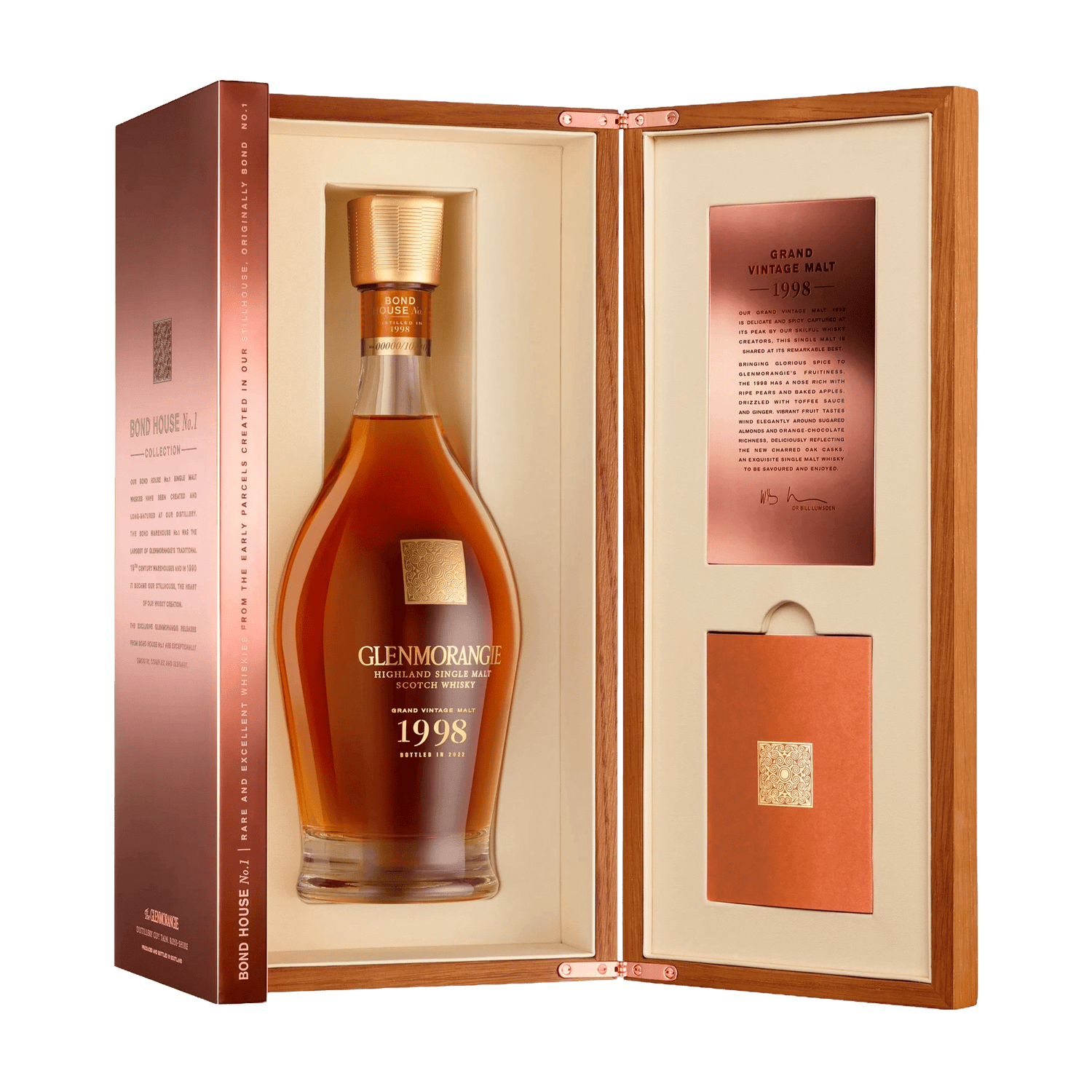 Glenmorangie Glenmorangie Grand Vintage 1998 70 cl. 43% med gaveæske - PremiumBottles