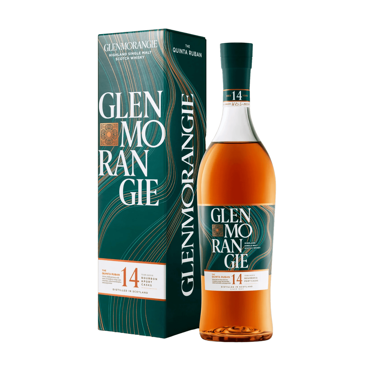 Glenmorangie Glenmorangie Quinta Ruban Portvin Cask 70 cl. 46% med gaveæske - PremiumBottles