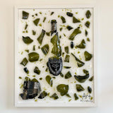 Art by Lindhage Bottle Art - Dom Pérignon Vintage 75 cl. (43 cm. x 53 cm.)