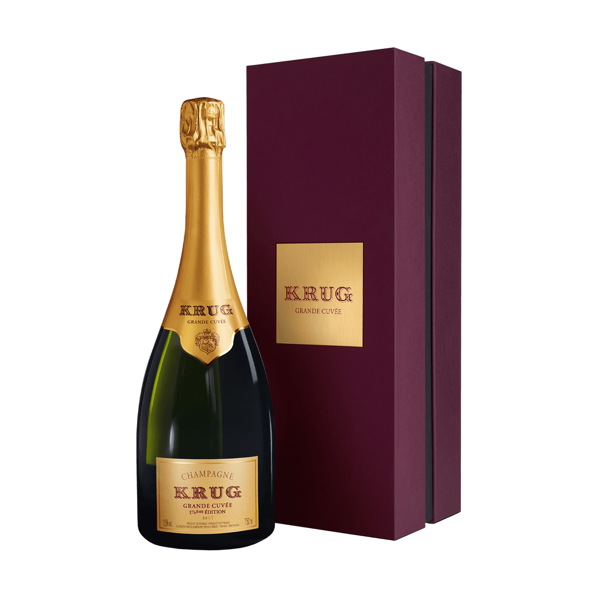 KRUG Grande Cuvée 174ème Édition 75 cl. med gaveæske