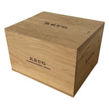 Krug Six Pack Wooden box with engraved Krug logos (6 x 75 cl.)