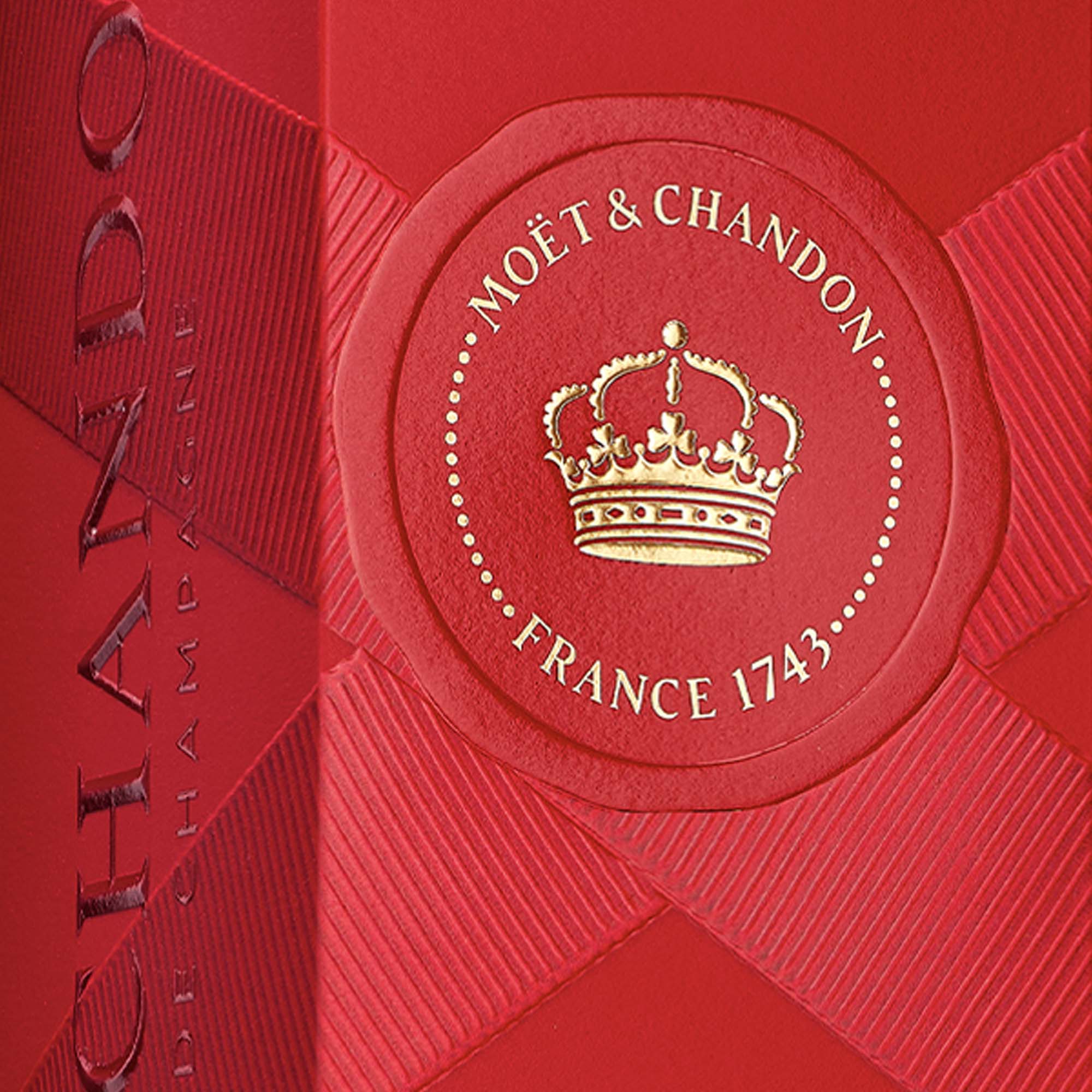 Limited Edition Moët Brut Imperial Red 75 cl. med gaveæske