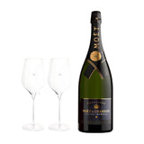 Tilbud: Moët & Chandon Nectar Impérial Demi-Sec Magnum 150 cl. + 2 Signature glas