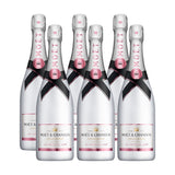 6 x Moët & Chandon ICE Impérial Rosé NV Demi-Sec 75 cl. (Kassekøb)