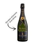 Moët & Chandon Nectar Impérial NV Demi-Sec 75 cl. (Personalize with gold text)