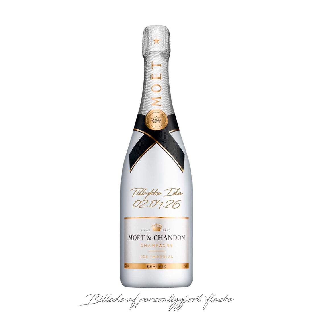 Personliggør Moët &amp; Chandon ICE Imperial NV Demi-Sec 75 cl.