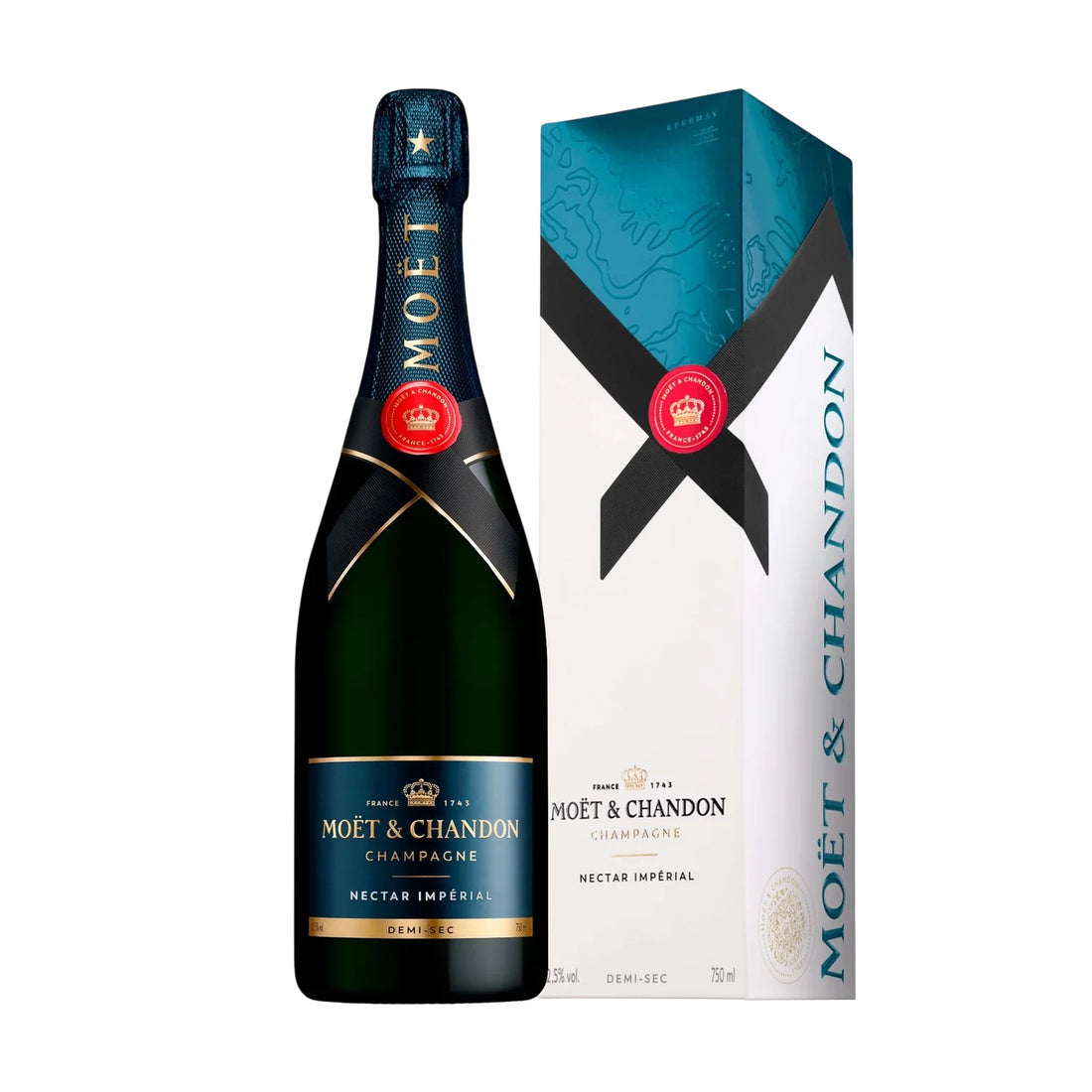 Moët &amp; Chandon Nectar Impérial NV Demi-Sec 75 cl. med gaveæske