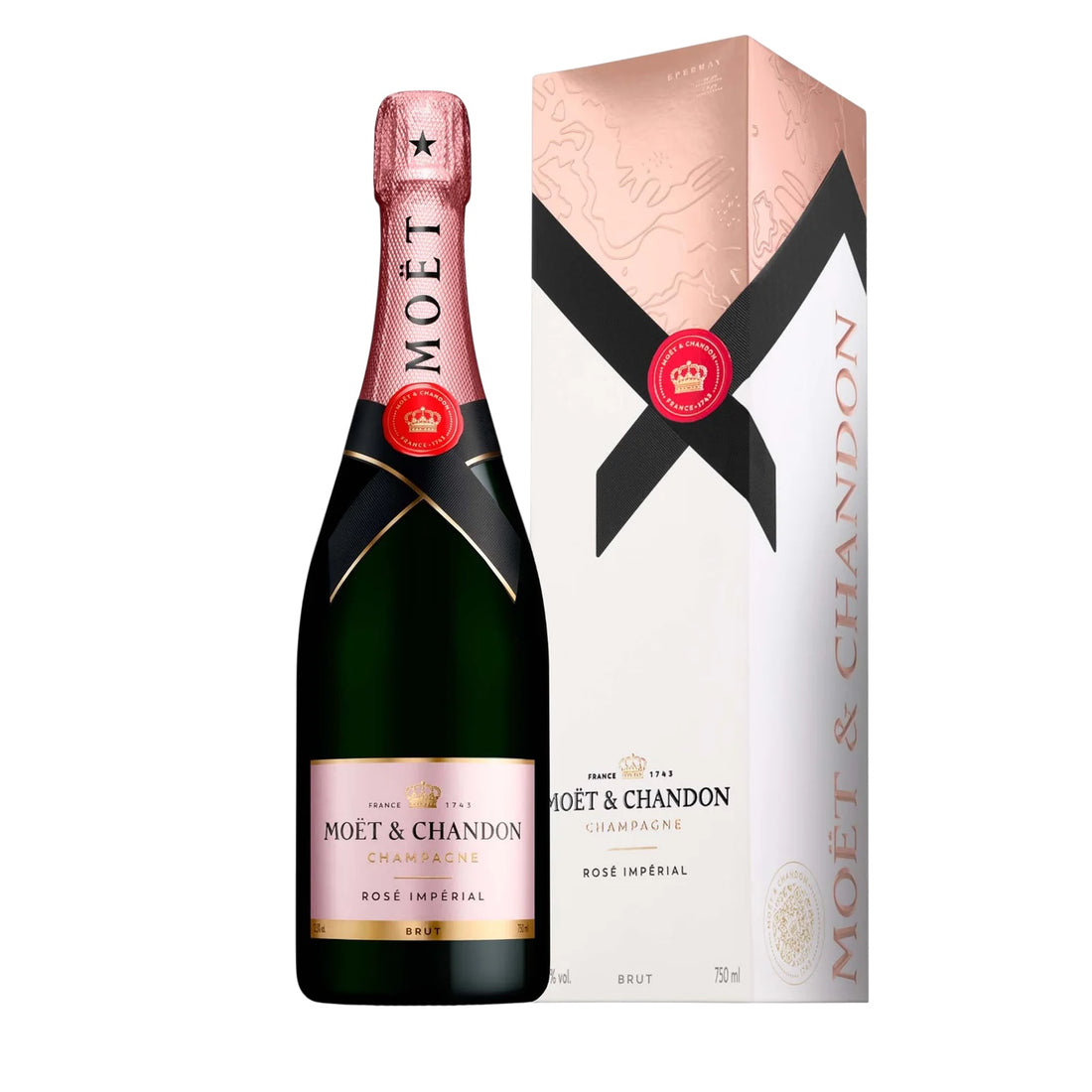 Moët &amp; Chandon Rosé Impérial Brut NV 75 cl. med gaveæske