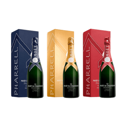 Champagne Moët Brut Imperial X Pharrell 75 cl. med gaveæske