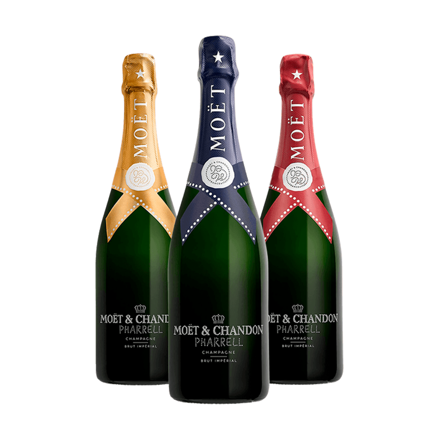 Champagne Moët Brut Imperial X Pharrell 75 cl. med gaveæske