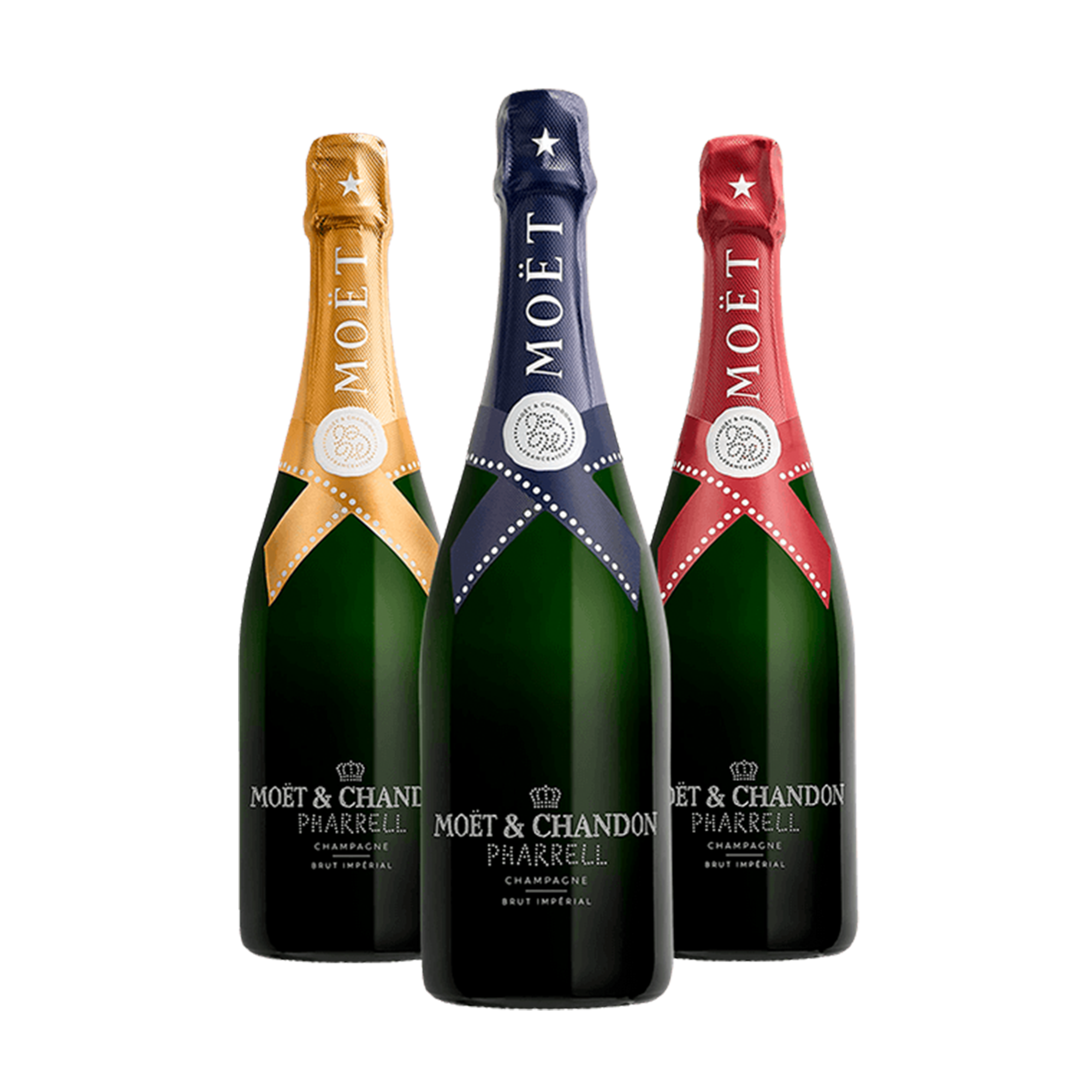 Champagne Moët Brut Imperial X Pharrell 75 cl. med gaveæske