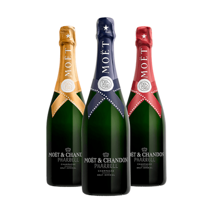 Champagne Moët Brut Imperial X Pharrell 75 cl. med gaveæske