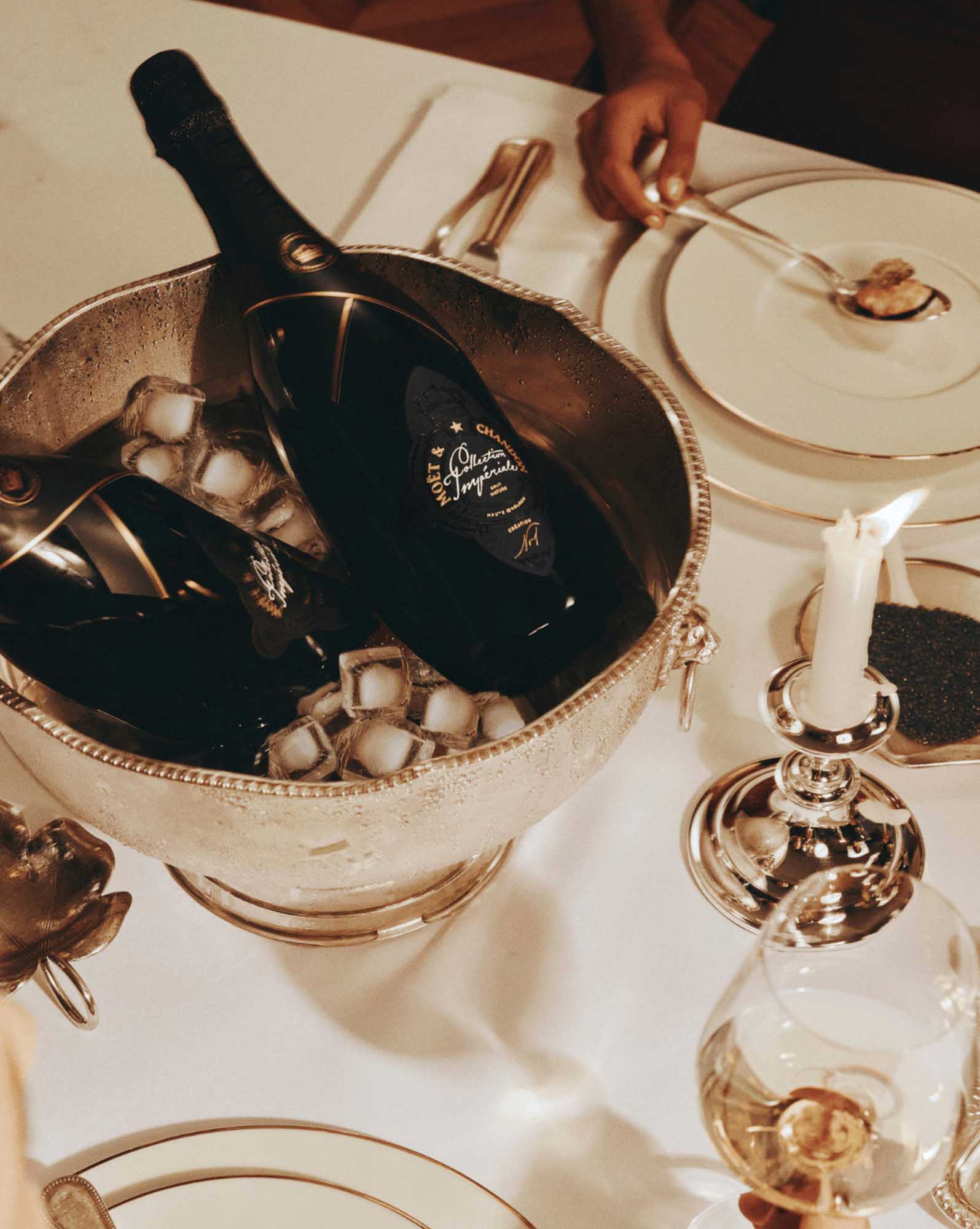 top udgaven fra moet champagne i champagnebowle