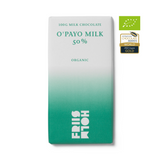 Friis-Holm O'Payo Milk Hazelnut 50%, 100 gram Økologisk