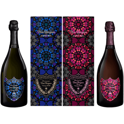 Pakke: Dom Pérignon x Damien Hirst Blanc 2018 &amp; Rosé 2010