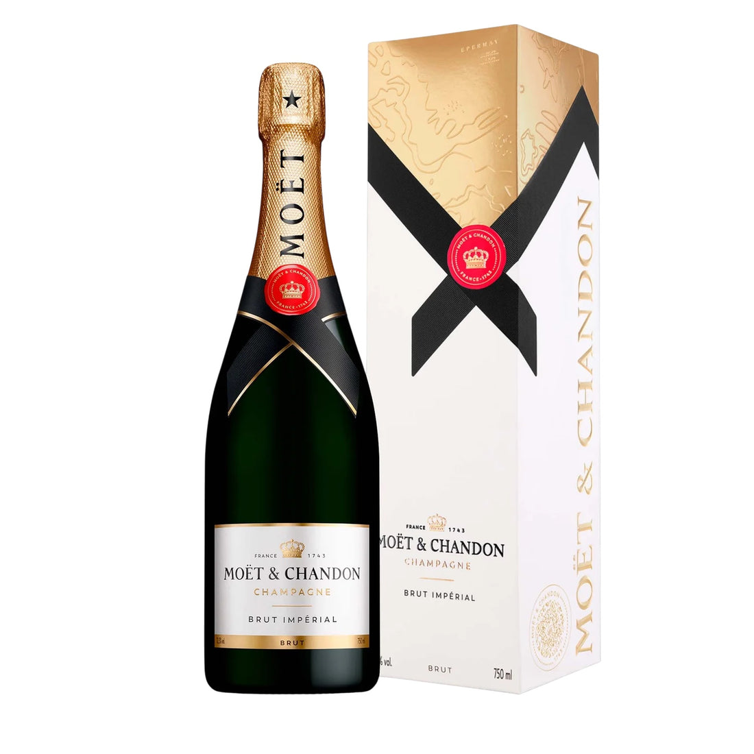Moët &amp; Chandon Brut Impérial NV 75 cl. med gaveæske