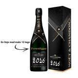 Personliggør Moët & Chandon Grand Vintage 2016 75 cl. med gaveæske