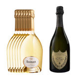 Ruinart & Dom Pérignon - 7 champagner