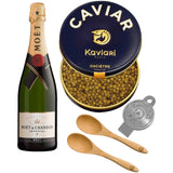 Smagesæt Oscietre Prestige Caviar X Moët & Chandon Brut Impérial 75 cl.